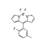 5,5-Difluoro-10-(2-fluoro-5-methylphenyl)-5H-dipyrrolo[1,2-c:2’,1’-f][1,3,2]diazaborinin-4-ium-5-uide