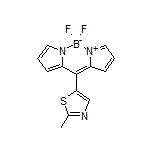 5,5-Difluoro-10-(2-methyl-5-thiazolyl)-5H-dipyrrolo[1,2-c:2’,1’-f][1,3,2]diazaborinin-4-ium-5-uide