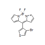 10-(4-Bromo-3-thienyl)-5,5-difluoro-5H-dipyrrolo[1,2-c:2’,1’-f][1,3,2]diazaborinin-4-ium-5-uide