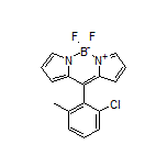 10-(2-Chloro-6-methylphenyl)-5,5-difluoro-5H-dipyrrolo[1,2-c:2’,1’-f][1,3,2]diazaborinin-4-ium-5-uide
