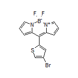 10-(4-Bromo-2-thienyl)-5,5-difluoro-5H-dipyrrolo[1,2-c:2’,1’-f][1,3,2]diazaborinin-4-ium-5-uide
