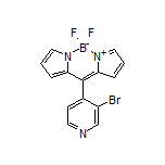10-(3-Bromo-4-pyridyl)-5,5-difluoro-5H-dipyrrolo[1,2-c:2’,1’-f][1,3,2]diazaborinin-4-ium-5-uide
