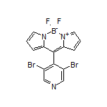 10-(3,5-Dibromo-4-pyridyl)-5,5-difluoro-5H-dipyrrolo[1,2-c:2’,1’-f][1,3,2]diazaborinin-4-ium-5-uide