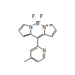 5,5-Difluoro-10-(4-methyl-2-pyridyl)-5H-dipyrrolo[1,2-c:2’,1’-f][1,3,2]diazaborinin-4-ium-5-uide