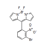 10-(3-Bromo-2-nitrophenyl)-5,5-difluoro-5H-dipyrrolo[1,2-c:2’,1’-f][1,3,2]diazaborinin-4-ium-5-uide
