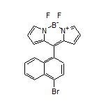 10-(4-Bromo-1-naphthyl)-5,5-difluoro-5H-dipyrrolo[1,2-c:2’,1’-f][1,3,2]diazaborinin-4-ium-5-uide