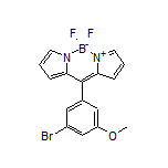 10-(3-Bromo-5-methoxyphenyl)-5,5-difluoro-5H-dipyrrolo[1,2-c:2’,1’-f][1,3,2]diazaborinin-4-ium-5-uide