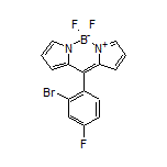 10-(2-Bromo-4-fluorophenyl)-5,5-difluoro-5H-dipyrrolo[1,2-c:2’,1’-f][1,3,2]diazaborinin-4-ium-5-uide