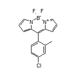 10-(4-Chloro-2-methylphenyl)-5,5-difluoro-5H-dipyrrolo[1,2-c:2’,1’-f][1,3,2]diazaborinin-4-ium-5-uide