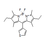 2,8-Diethyl-5,5-difluoro-1,3,7,9-tetramethyl-10-(3-thienyl)-5H-dipyrrolo[1,2-c:2’,1’-f][1,3,2]diazaborinin-4-ium-5-uide