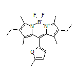 2,8-Diethyl-5,5-difluoro-1,3,7,9-tetramethyl-10-(5-methyl-2-furyl)-5H-dipyrrolo[1,2-c:2’,1’-f][1,3,2]diazaborinin-4-ium-5-uide