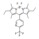 2,8-Diethyl-5,5-difluoro-1,3,7,9-tetramethyl-10-[6-(trifluoromethyl)-3-pyridyl]-5H-dipyrrolo[1,2-c:2’,1’-f][1,3,2]diazaborinin-4-ium-5-uide