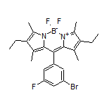10-(3-Bromo-5-fluorophenyl)-2,8-diethyl-5,5-difluoro-1,3,7,9-tetramethyl-5H-dipyrrolo[1,2-c:2’,1’-f][1,3,2]diazaborinin-4-ium-5-uide