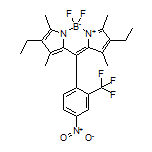 2,8-Diethyl-5,5-difluoro-1,3,7,9-tetramethyl-10-[4-nitro-2-(trifluoromethyl)phenyl]-5H-dipyrrolo[1,2-c:2’,1’-f][1,3,2]diazaborinin-4-ium-5-uide