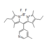 2,8-Diethyl-5,5-difluoro-1,3,7,9-tetramethyl-10-(5-methyl-3-pyridyl)-5H-dipyrrolo[1,2-c:2’,1’-f][1,3,2]diazaborinin-4-ium-5-uide