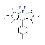 2,8-Diethyl-5,5-difluoro-1,3,7,9-tetramethyl-10-(6-methyl-3-pyridyl)-5H-dipyrrolo[1,2-c:2’,1’-f][1,3,2]diazaborinin-4-ium-5-uide