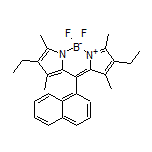 2,8-Diethyl-5,5-difluoro-1,3,7,9-tetramethyl-10-(1-naphthyl)-5H-dipyrrolo[1,2-c:2’,1’-f][1,3,2]diazaborinin-4-ium-5-uide