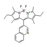 2,8-Diethyl-5,5-difluoro-1,3,7,9-tetramethyl-10-(3-quinolyl)-5H-dipyrrolo[1,2-c:2’,1’-f][1,3,2]diazaborinin-4-ium-5-uide