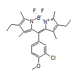 10-(3-Chloro-4-methoxyphenyl)-2,8-diethyl-5,5-difluoro-1,3,7,9-tetramethyl-5H-dipyrrolo[1,2-c:2’,1’-f][1,3,2]diazaborinin-4-ium-5-uide