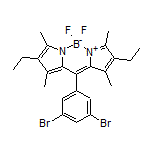 10-(3,5-Dibromophenyl)-2,8-diethyl-5,5-difluoro-1,3,7,9-tetramethyl-5H-dipyrrolo[1,2-c:2’,1’-f][1,3,2]diazaborinin-4-ium-5-uide