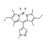 2,8-Diethyl-5,5-difluoro-1,3,7,9-tetramethyl-10-(1-methyl-4-pyrazolyl)-5H-dipyrrolo[1,2-c:2’,1’-f][1,3,2]diazaborinin-4-ium-5-uide