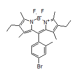 10-(4-Bromo-2-methylphenyl)-2,8-diethyl-5,5-difluoro-1,3,7,9-tetramethyl-5H-dipyrrolo[1,2-c:2’,1’-f][1,3,2]diazaborinin-4-ium-5-uide