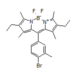 10-(4-Bromo-3-methylphenyl)-2,8-diethyl-5,5-difluoro-1,3,7,9-tetramethyl-5H-dipyrrolo[1,2-c:2’,1’-f][1,3,2]diazaborinin-4-ium-5-uide