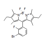 10-(3-Bromo-2-fluorophenyl)-2,8-diethyl-5,5-difluoro-1,3,7,9-tetramethyl-5H-dipyrrolo[1,2-c:2’,1’-f][1,3,2]diazaborinin-4-ium-5-uide