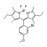 10-(2-Bromo-4-methoxyphenyl)-2,8-diethyl-5,5-difluoro-1,3,7,9-tetramethyl-5H-dipyrrolo[1,2-c:2’,1’-f][1,3,2]diazaborinin-4-ium-5-uide