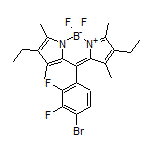 10-(4-Bromo-2,3-difluorophenyl)-2,8-diethyl-5,5-difluoro-1,3,7,9-tetramethyl-5H-dipyrrolo[1,2-c:2’,1’-f][1,3,2]diazaborinin-4-ium-5-uide