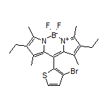 10-(3-Bromo-2-thienyl)-5,5-difluoro-1,3,7,9-tetramethyl-5H-dipyrrolo[1,2-c:2’,1’-f][1,3,2]diazaborinin-4-ium-5-uide