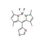 5,5-Difluoro-1,3,7,9-tetramethyl-10-(4-thiazolyl)-5H-dipyrrolo[1,2-c:2’,1’-f][1,3,2]diazaborinin-4-ium-5-uide