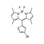 10-(4-Bromo-2-thienyl)-5,5-difluoro-1,3,7,9-tetramethyl-5H-dipyrrolo[1,2-c:2’,1’-f][1,3,2]diazaborinin-4-ium-5-uide