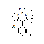 5,5-Difluoro-10-(5-fluoro-2-methoxyphenyl)-1,3,7,9-tetramethyl-5H-dipyrrolo[1,2-c:2’,1’-f][1,3,2]diazaborinin-4-ium-5-uide