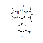 10-(4-Chloro-3-fluorophenyl)-5,5-difluoro-1,3,7,9-tetramethyl-5H-dipyrrolo[1,2-c:2’,1’-f][1,3,2]diazaborinin-4-ium-5-uide