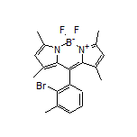 10-(2-Bromo-3-methylphenyl)-5,5-difluoro-1,3,7,9-tetramethyl-5H-dipyrrolo[1,2-c:2’,1’-f][1,3,2]diazaborinin-4-ium-5-uide