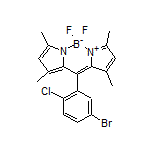 10-(5-Bromo-2-chlorophenyl)-5,5-difluoro-1,3,7,9-tetramethyl-5H-dipyrrolo[1,2-c:2’,1’-f][1,3,2]diazaborinin-4-ium-5-uide