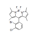 10-(2-Bromo-3-chlorophenyl)-5,5-difluoro-1,3,7,9-tetramethyl-5H-dipyrrolo[1,2-c:2’,1’-f][1,3,2]diazaborinin-4-ium-5-uide