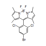 10-(4-Bromo-2,6-dichlorophenyl)-5,5-difluoro-1,3,7,9-tetramethyl-5H-dipyrrolo[1,2-c:2’,1’-f][1,3,2]diazaborinin-4-ium-5-uide