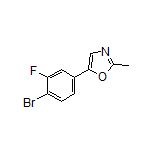 5-(4-Bromo-3-fluorophenyl)-2-methyloxazole