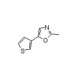 2-Methyl-5-(3-thienyl)oxazole