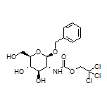 2,2,2-Trichloroethyl [(2R,3R,4R,5S,6R)-2-(Benzyloxy)-4,5-dihydroxy-6-(hydroxymethyl)tetrahydro-2H-pyran-3-yl]carbamate