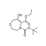 Ethyl 4-Boc-6-hydroxy-2,3,4,7-tetrahydro-1,4-oxazepine-5-carboxylate