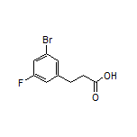 3-(3-Bromo-5-fluorophenyl)propanoic Acid