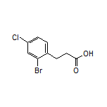 3-(2-Bromo-4-chlorophenyl)propanoic Acid