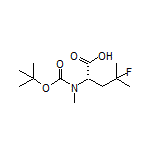 (S)-2-[Boc(methyl)amino]-4-fluoro-4-methylpentanoic Acid