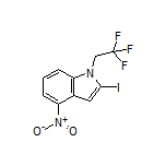 2-Iodo-4-nitro-1-(2,2,2-trifluoroethyl)-1H-indole