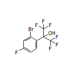2-(2-Bromo-4-fluorophenyl)-1,1,1,3,3,3-hexafluoro-2-propanol