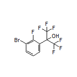 2-(3-Bromo-2-fluorophenyl)-1,1,1,3,3,3-hexafluoro-2-propanol