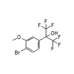 2-(4-Bromo-3-methoxyphenyl)-1,1,1,3,3,3-hexafluoro-2-propanol
